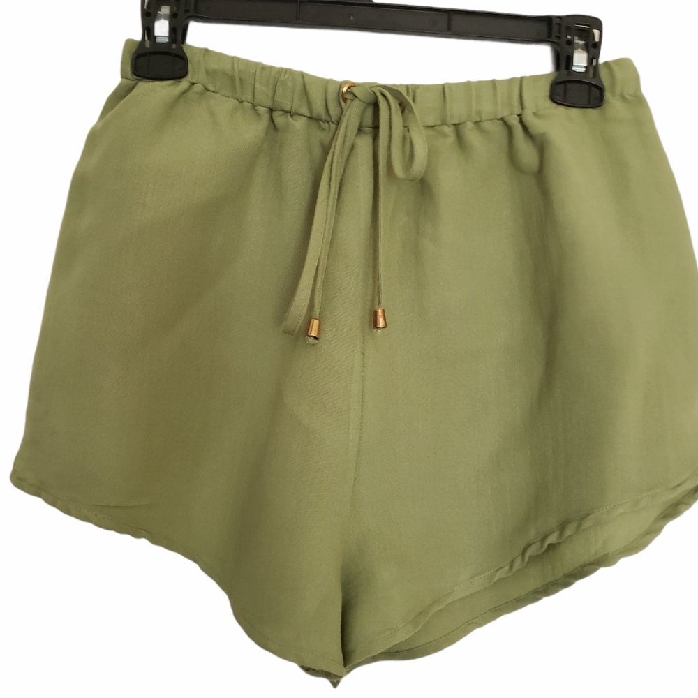Sabo shorty short, elastique waist sage green